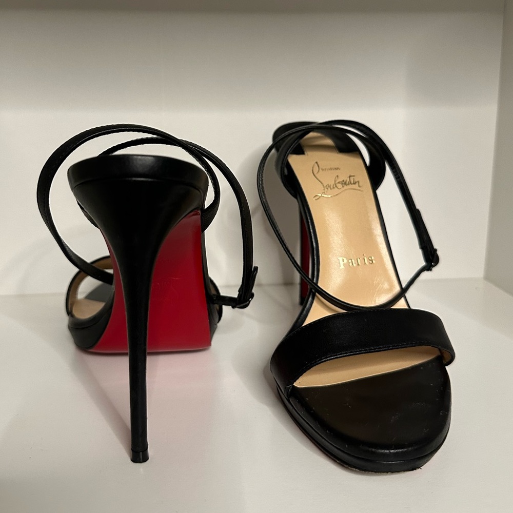 Loubi Queen
120 mm Sandals - Nappa leather - Black